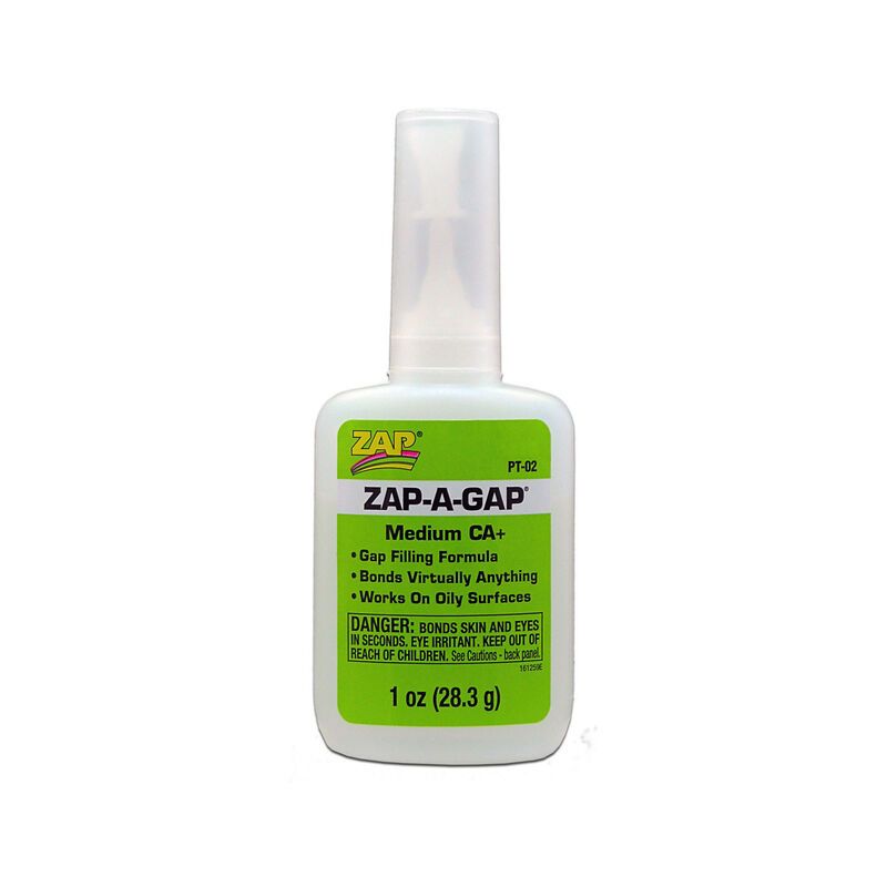 PT02 ZAP A Gap CA+ Glue, 1 oz