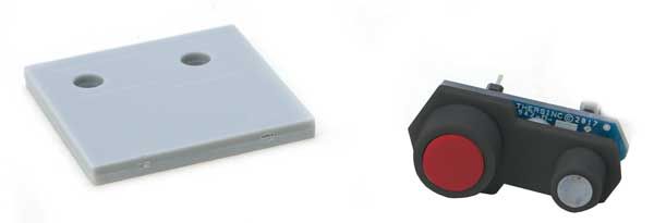 123 Dual Color LED Accessory Fascia Controller - Walthers Layout Control System Walthers Controls #123