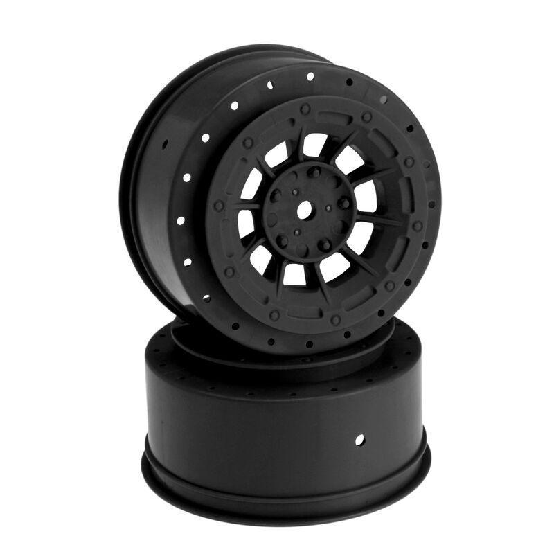 3344B Hazard 12mm Hex Wheel, 3mm Wider Off Set:SC10
