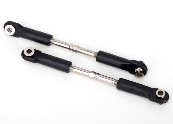 3643 Turnbuckles, camber link, 49mm (82mm center to center) (assembled with rod ends and hollow balls) (1 left, 1 right)