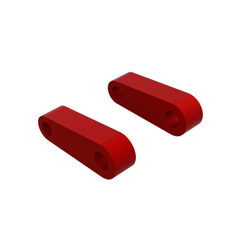 330594 Aluminum Fr Suspension Mounts (Red) (2)