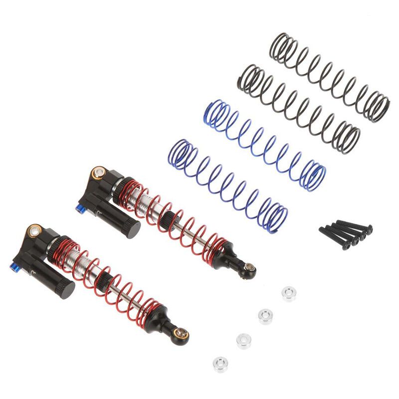 SCX90CX01 Piggyback Adj. Rebound Shock 61-90mm Black: Scx