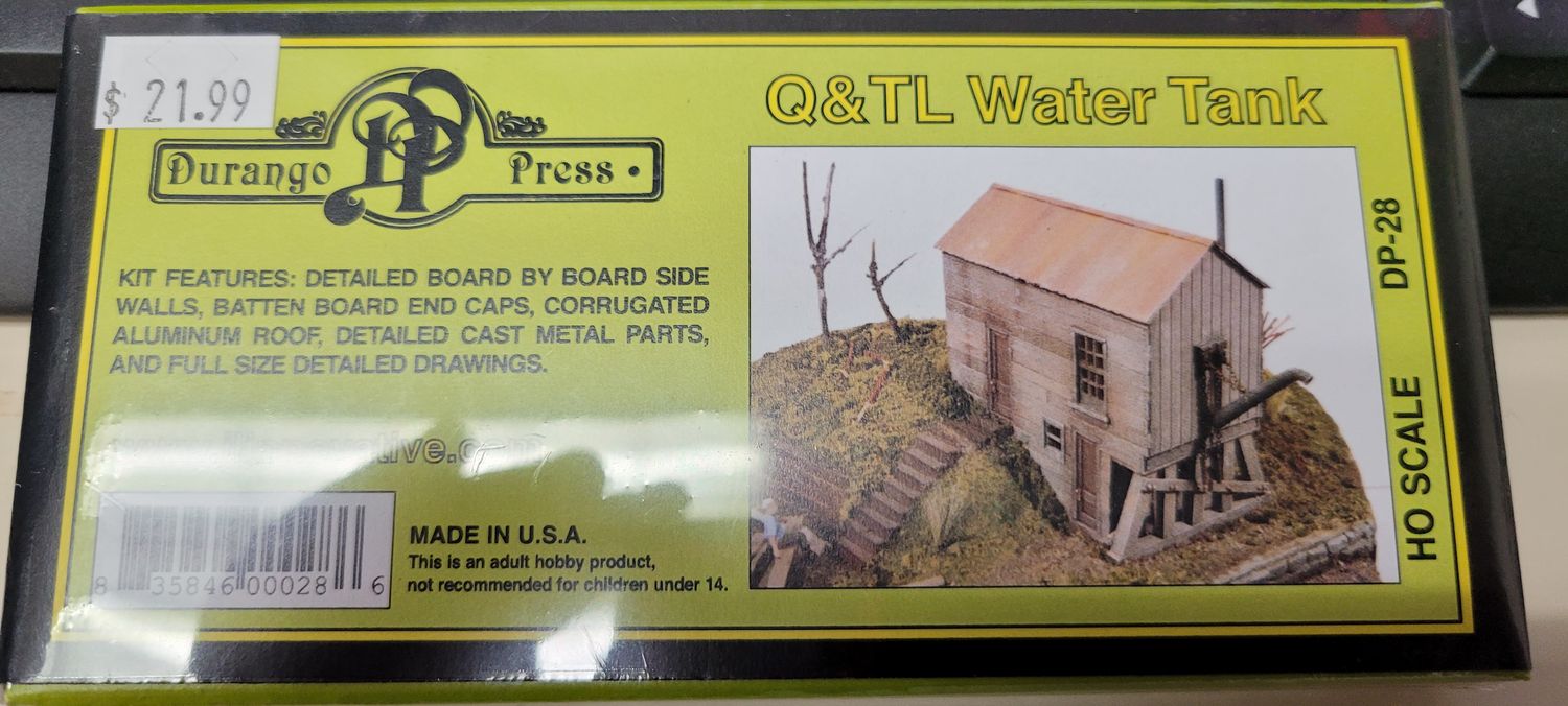 28 Quincy &amp; Torch Lake Water Tank Kit HO