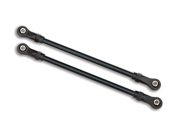8142  Suspension links, rear upper (2) (5x115mm, steel) (assembled with hollow balls) (for use with #8140 TRX-4 Long Arm Lift Kit)