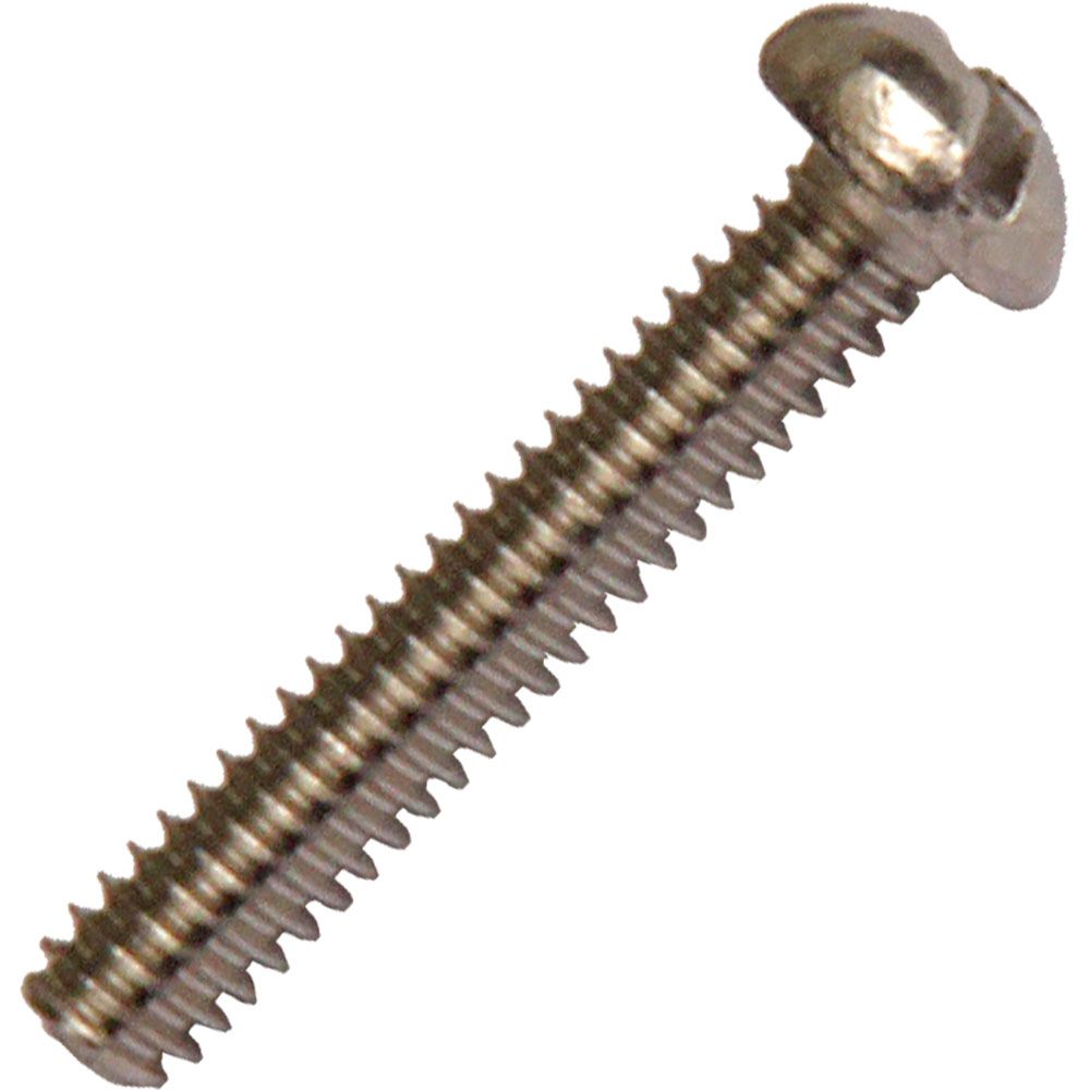 1708 Stainless Steel Screws, 2-56 x 3/8" (12)