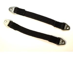 SLS90T1111 Suspension Travel Limit Straps 90mm, GunMetal (2pcs)