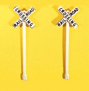 845 - Custom Railroad Crossbucks -- pkg(2)