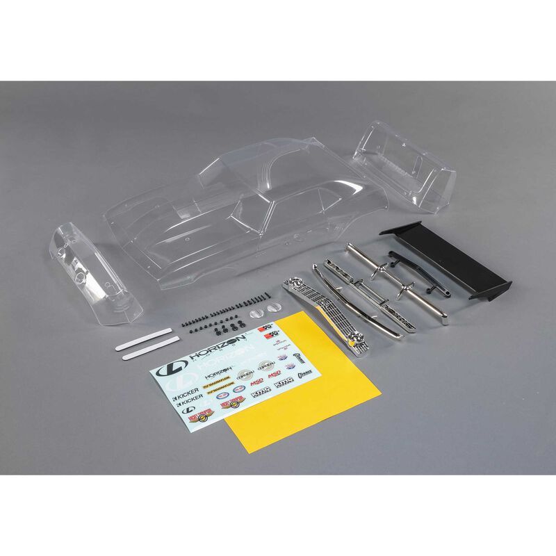 230086  69 Camaro Body Set, Clear: 22S Drag