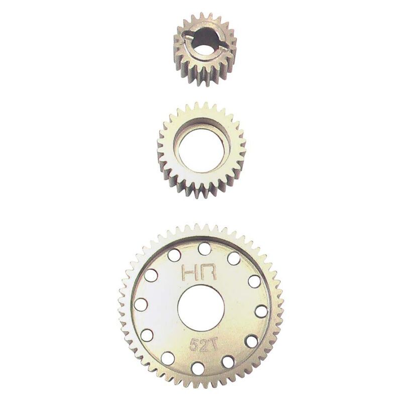 SCP1000T Hard Anodized Aluminum Center Gear Set  Axial AX10, SCX10, SCX10 II (RTR only), SMT10 monster, and Wraith