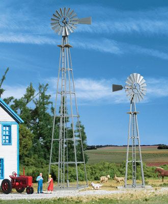3198  Van Dyke Farm Windmill -- Kit - 1-5/8 x 1-5/8 x 8-3/4"  4.1 x 4.1 x 22.2cm pkg(2)