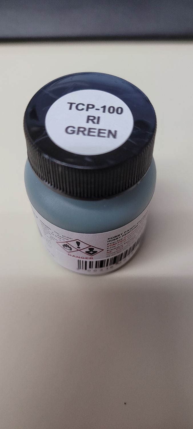 100 Railroad Color Acrylic Paint 1oz 29.6ml -- Rock Island Green