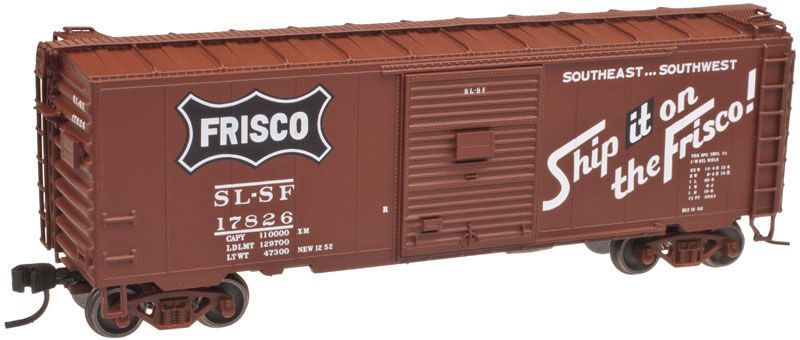 1626 P-S PS-1 40' Boxcar w/8' Door, 12 Stiffener Roof - Ready to Run - Master -- St. Louis-San Francisco #76183