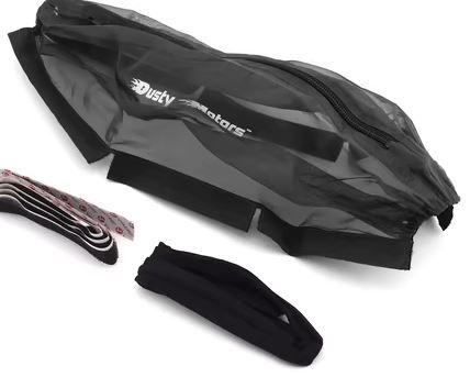 TRX0081  Dusty Motors Traxxas Slash 2wd HCG Chassis Protection Cover (Black)