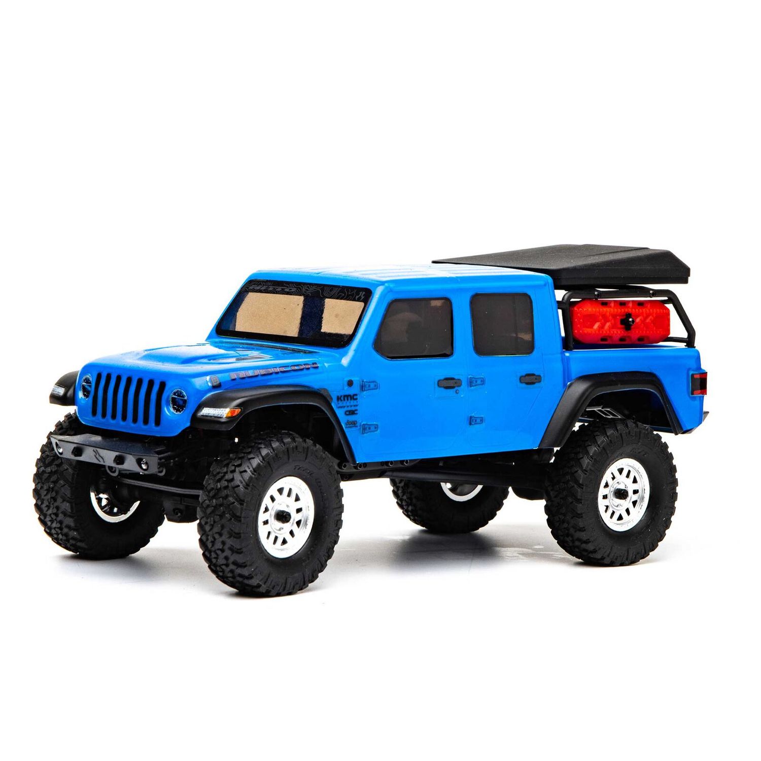 AXI00005T2  1/24 SCX24 Jeep JT Gladiator 4WD Rock Crawler Brushed RTR, Blue