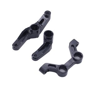 RCE1932      Aluminum Steering Rack &amp; Steering Crank Set for DR10, Black