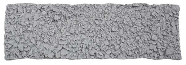 8599  Flexible Textured Freight Car Load Sheets Stone Rip Rap - Medium 11-1/2 x 3-1/2" 29.2 x 8.8cm
