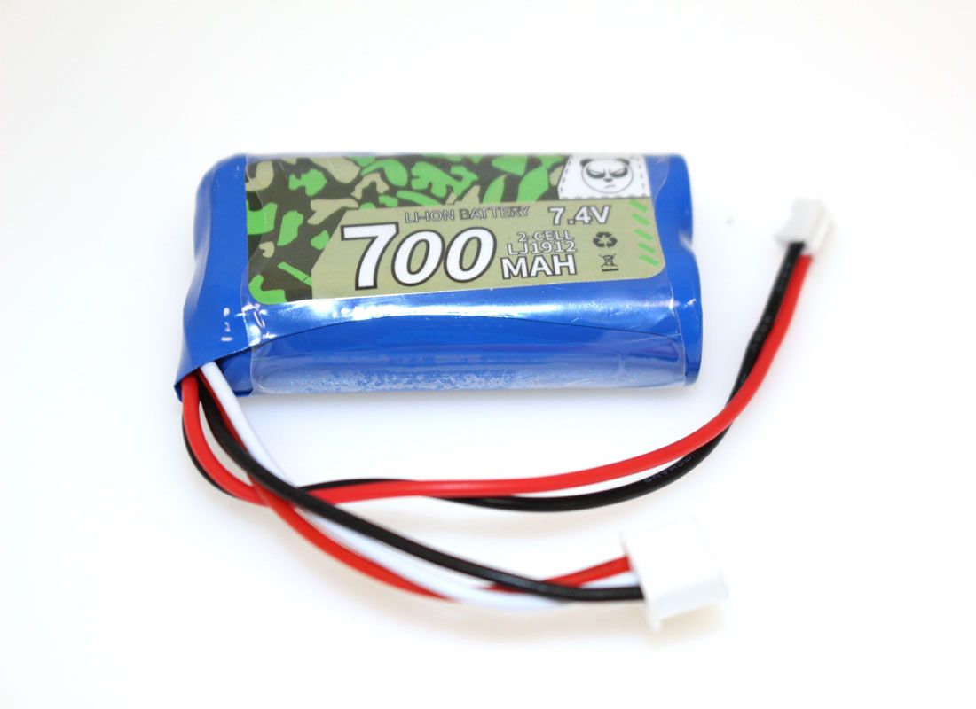 PHT24072   7.4V 700mAh Li-ion Battery
