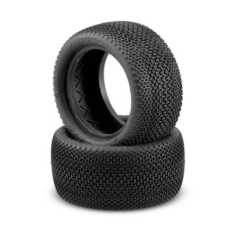 317003 1/10 ReHab Tires, Aqua A2 Compound, Rear Buggy (2)