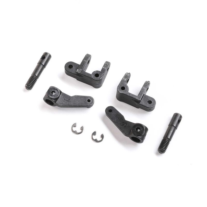 214021 Spindle, Caster Block, Front Axle Set: Mini JRX2