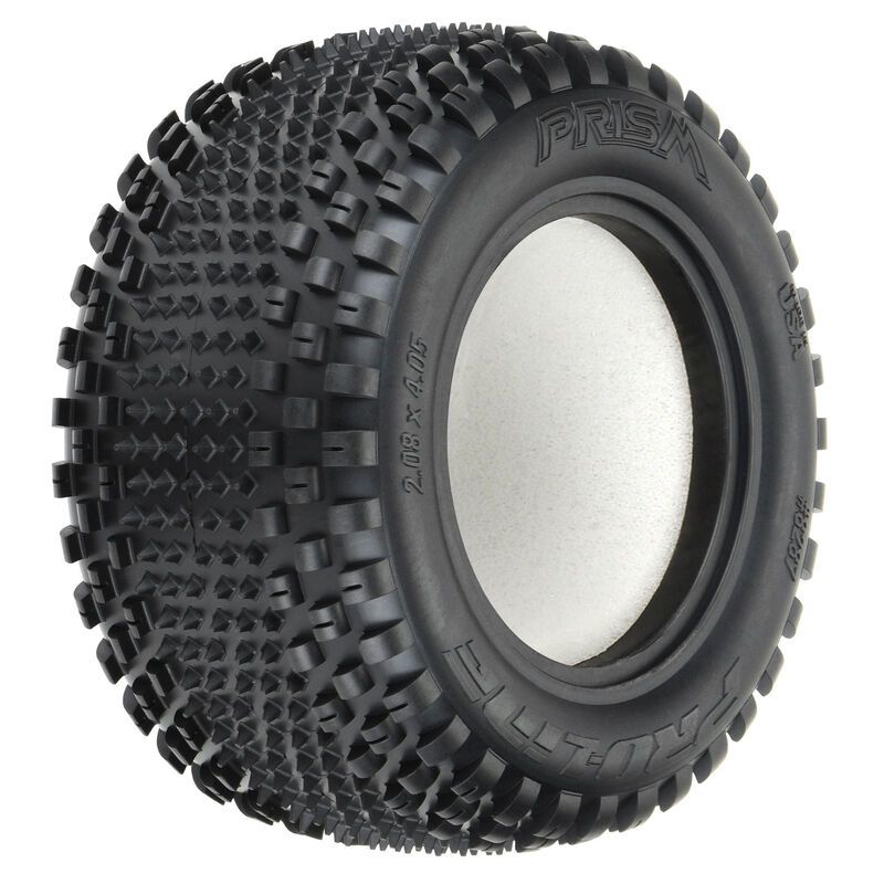 8287-303 1/10 Prism T CR3 Front 2.2" Carpet Stadium Truck Tires (2)