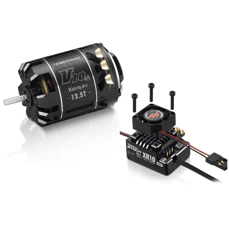38020337 Combo XR10 Stock 2S ESC + V10 G4 13.5T Motor