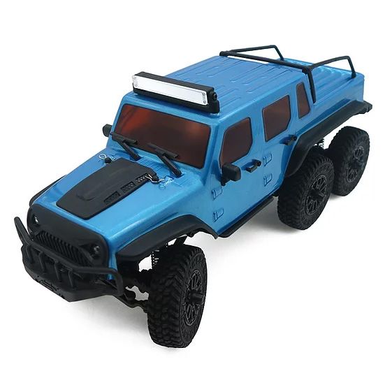 PHT1861B  1/18 Tetra18 X1 6X6 RTR Scale Mini Crawler, Blue
