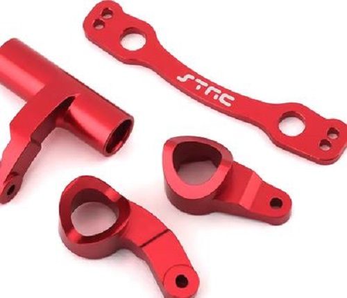 STR340073R   ST Racing Concepts Arrma 6S Aluminum HD Steering Bellcrank Set (Red)