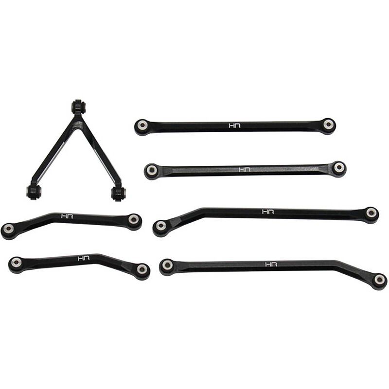SXTF133HA01  Aluminum High Clearance Links Set for 5.25 (133.5mm) Wheelbase: SCX24 B-17 Betty, Deadbolt