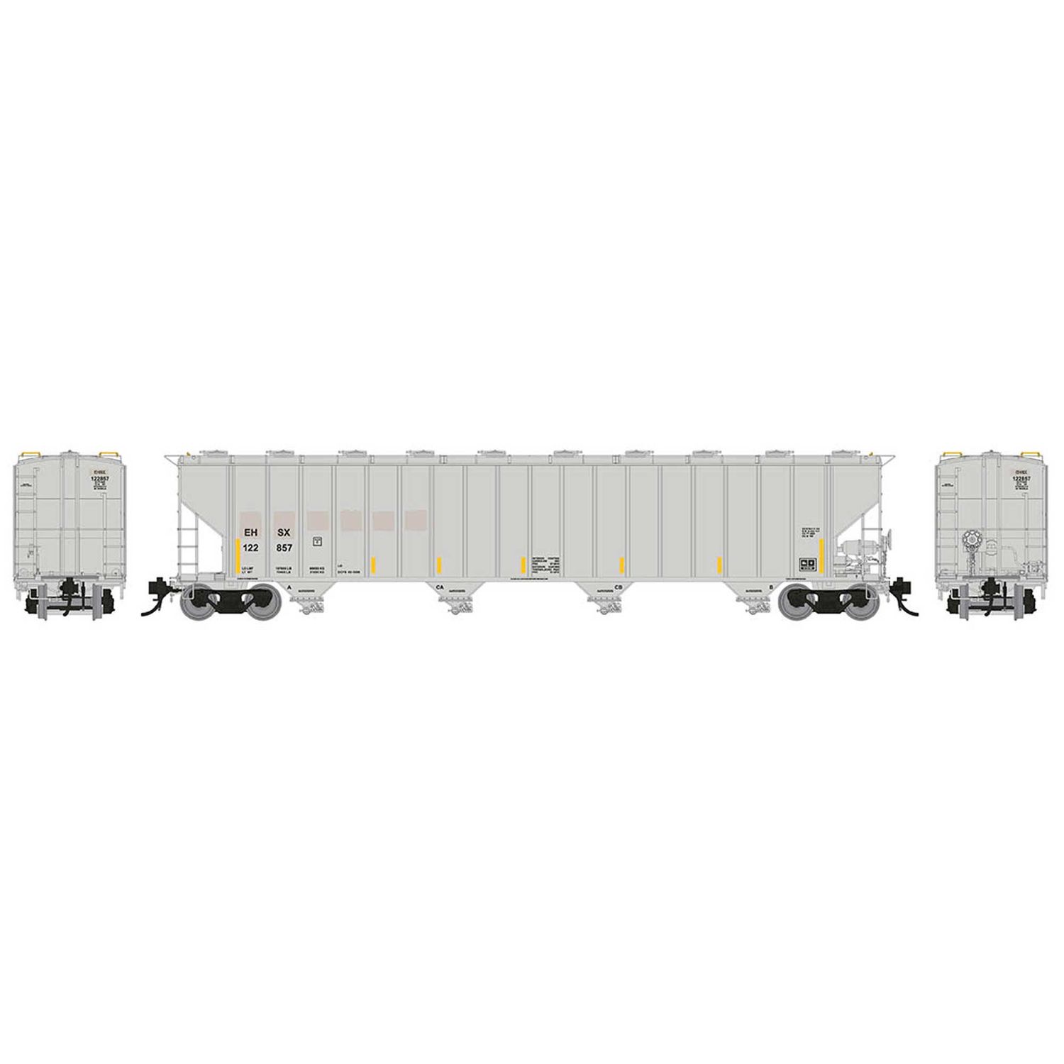 157009A HO Procor 5820 Covered Hopper EHSX Essex Hybrid