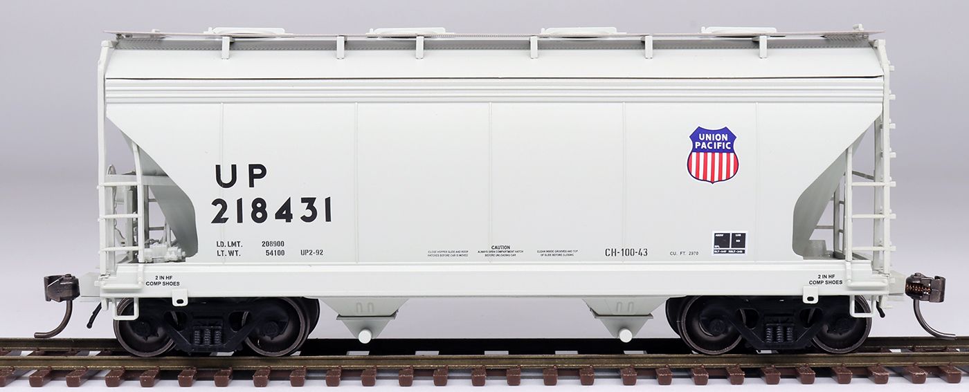 46539-10  ACF Center Flow 2-Bay Hopper Union Pacific - UP Shield # 218442 HO