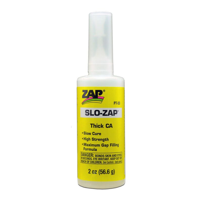 PT-33 Slo-ZAP Glue, 2 oz, Thick
