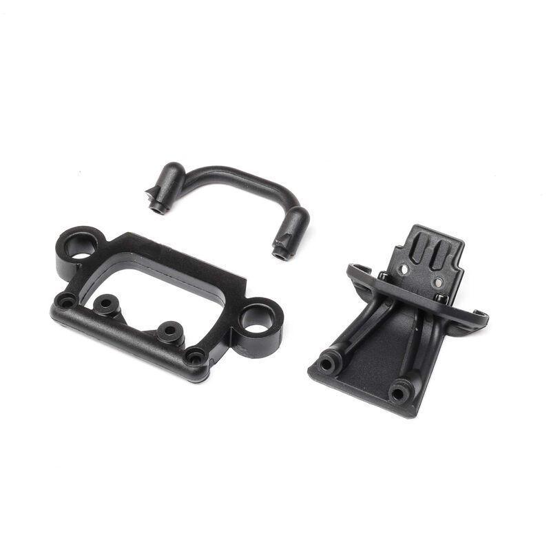 LOS231101   Front Bumper and Skidplate: RZR Rey