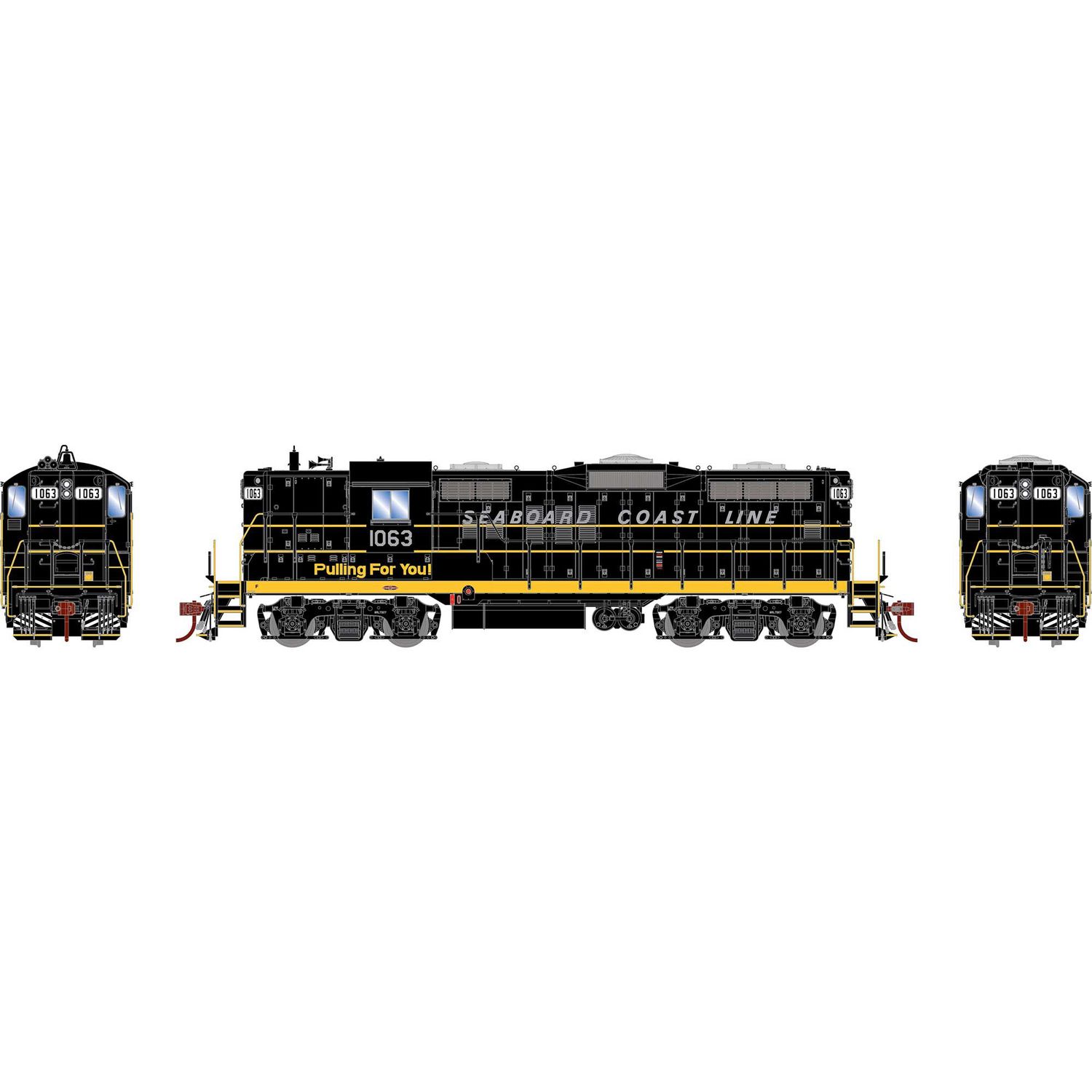 ATHG30732 GP18 with DCC &amp; Sound, SCL # 1063 HO