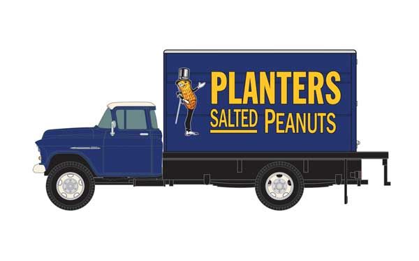 30568   1955 Chevy Reefer Box Truck, Planter's Peanuts HO