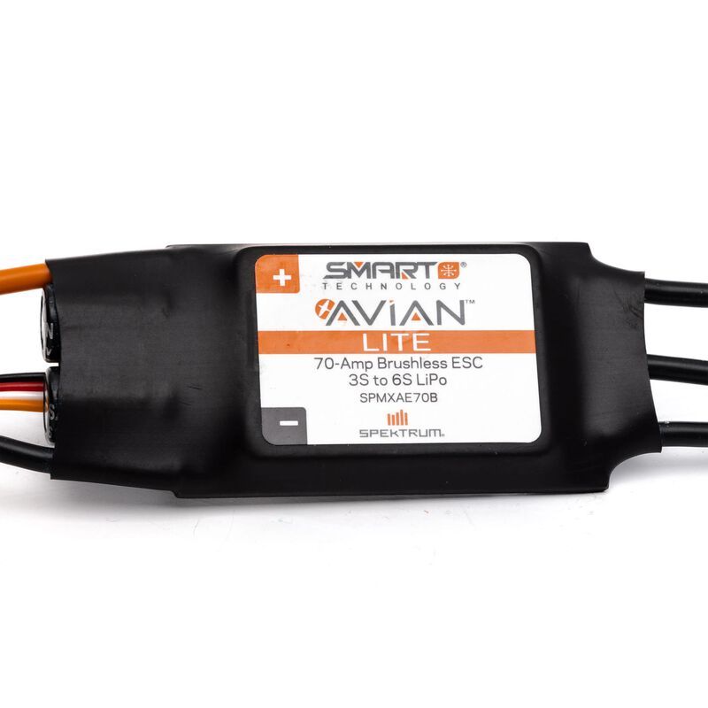 SPMXAE70B  Avian 70-Amp Smart Lite Brushless ESC, 3S-6S: IC3