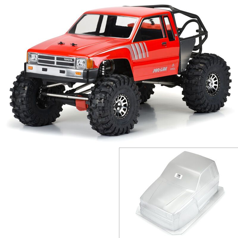 362200  1/6 1985 Toyota Hilux SR5 Cab-Only Clear Body: SCX6