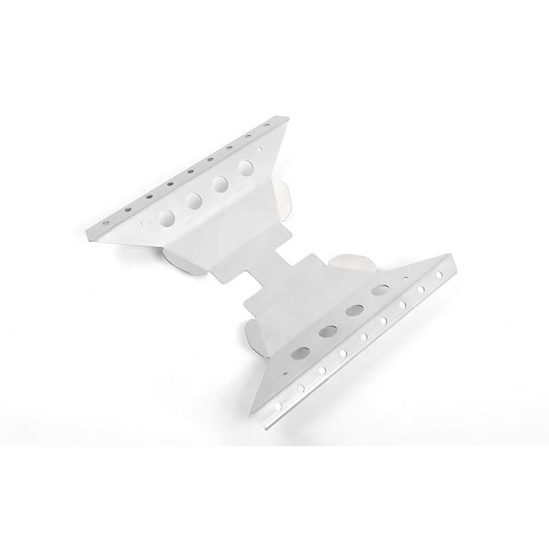 Oxer Transfer Case Guard-Axial Capra 1.9 Silver