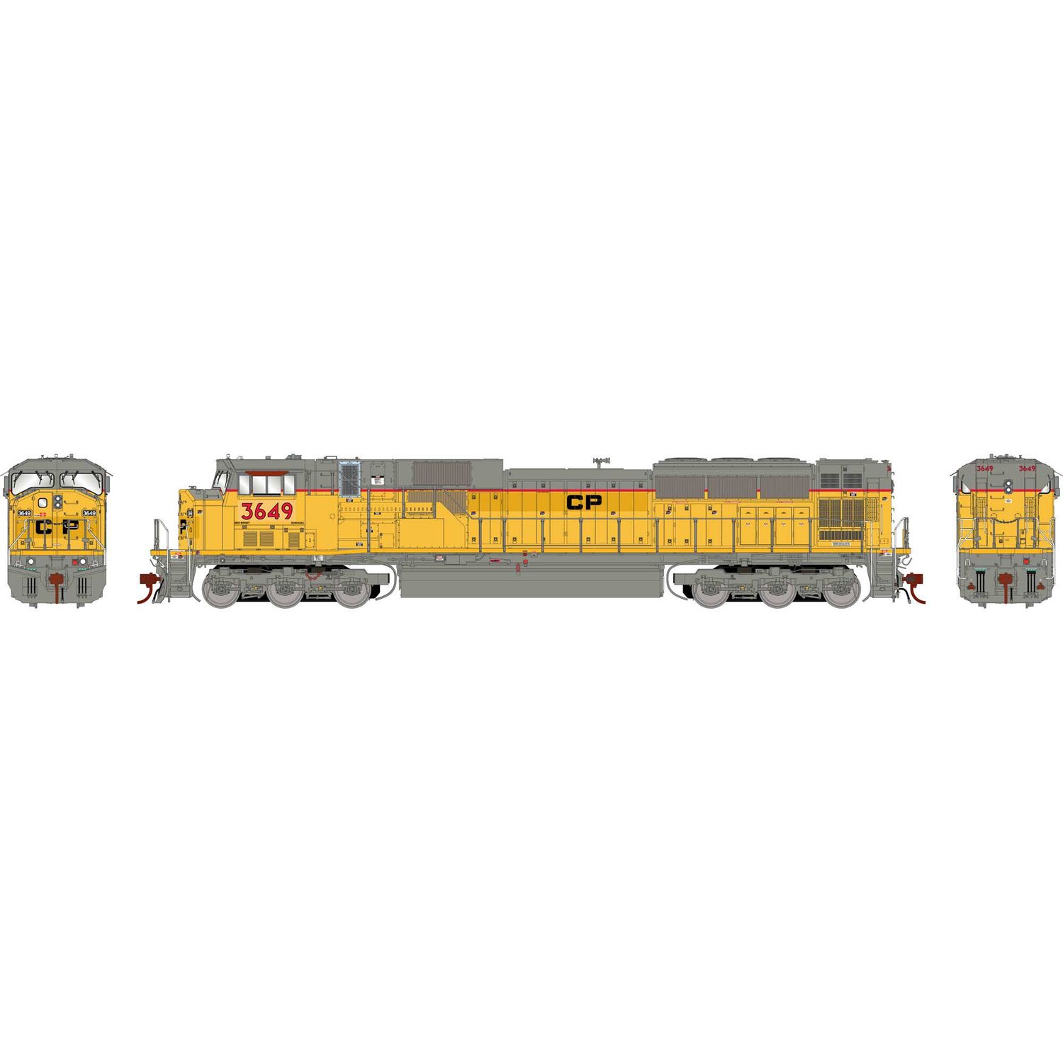 27280 EMD SD90MAC CPR # 3649 HO