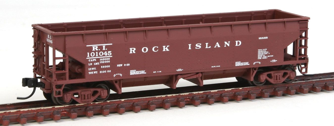 50001706  70-Ton Hart Ballast Car Rock Island # 101045  N
