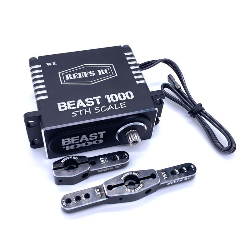 REEFS102  Beast 1000 1/5 Scale Digital Metal Gear Waterproof Servo Black
