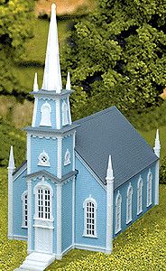 708  19th Century Church Kit 9-1/2 x 4-3/4 x 10-3/4"  23.8 x 11.9 x 26.9cm