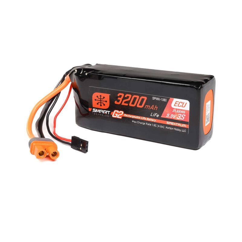 SPMX-1060   9.9V 3200mAh 3S 10C Smart G2 ECU LiFe Battery: IC3