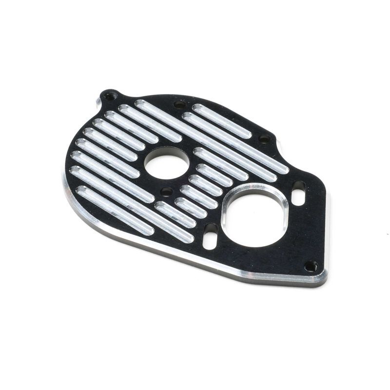 TLR-1071 Motor Plate Machined Aluminum Black: 22S Sprint
