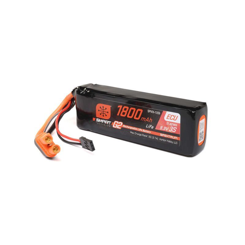 SPMX-1059   11.1V 1800mAh 3S 10C Smart G2 ECU LiFe Battery: IC3