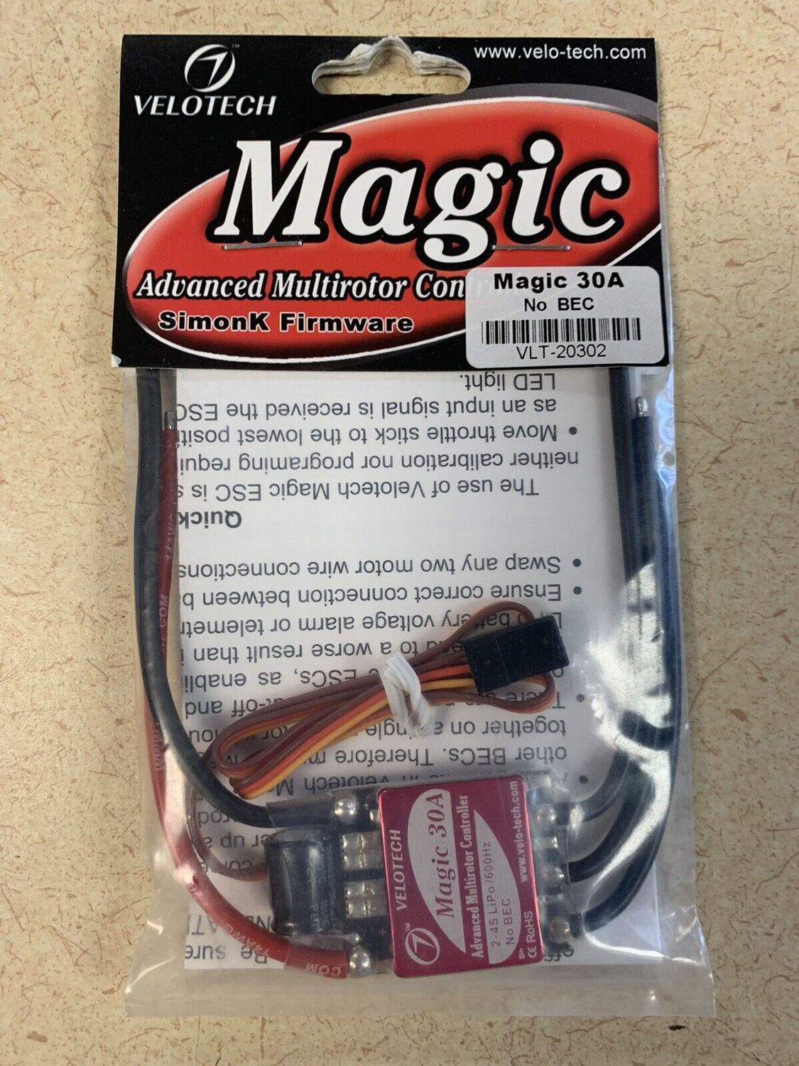 20302  Magic 30A Multirotor Speed Controller ESC SimonK Firmware No BEC 30amp