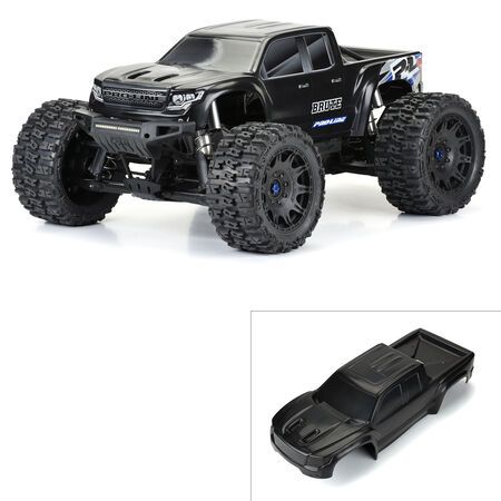 351318 1/5 Pre-Cut Brute Bash Armor Black Body for X-MAXX