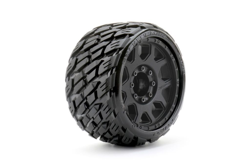 PHB1603CBMSGB 1/8 SGT 3.8 Rockform Belted Mounted Tires (2) 17MM Low Profile