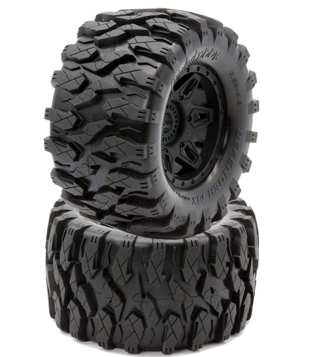 PHT2383 3.8" Defender MX Belted All Terrain Tires Mounted 17mm
