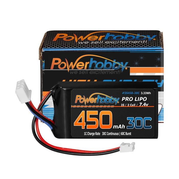 PHB2S45030C 2s 450mah 30C UPGRADE Lipo Battery : Axial SCX24