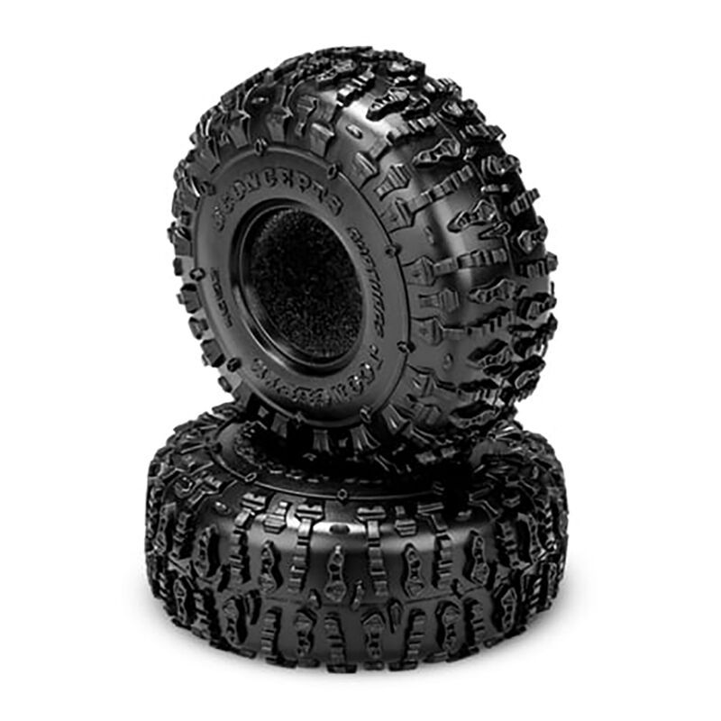 4052-02 1/24 Ruptures 1.0" Crawler Tires and Inserts Green Compound (2)